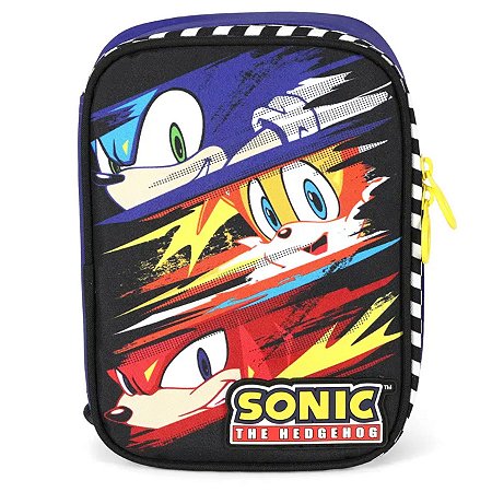 ESTOJO ESCOLAR BOX GRANDE 100 PENS SONIC