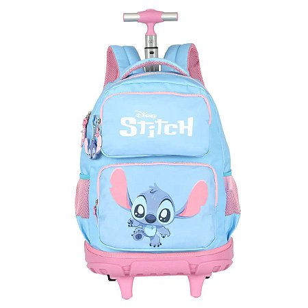 MOCHILA DE RODINHA MENINA ESCOLAR LILO STITCH