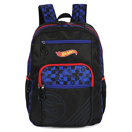 MOCHILA ESCOLAR MENINO HOT WHEELS