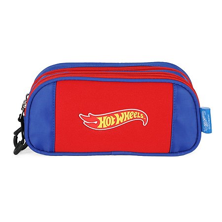 ESTOJO ESCOLAR TRIPLO HOT WHEELS