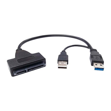 Cabo USB 3.0 Sata 3 Para USB - Para Ler SSD/HD Disco Rígido