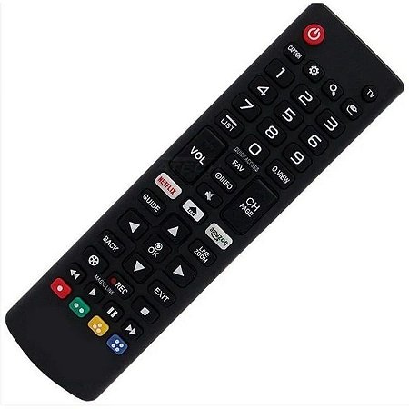 Controle Para Tvs Smart 4k LG Netflix Amazon Uj6300 Uk6510 Lk