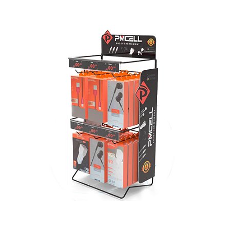 KIT MINI LOJA ACESSORIOS CELULAR ESSENCIAL PMCELL - 64 ITENS - Conecta  Group - Importadora e Distribuidora