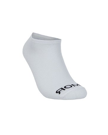Kit 2 Meias Sapatilha ROMA 38 a 43 Branco