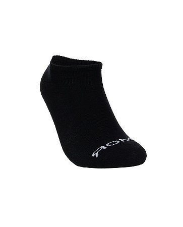 Kit 2 Meias Sapatilha ROMA 38 a 43 Preto