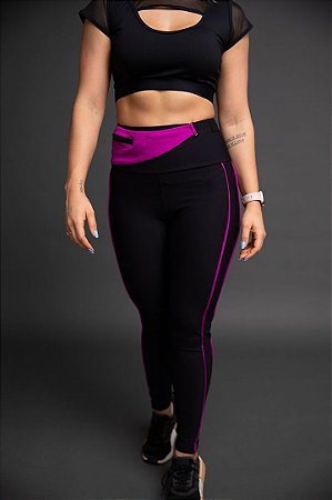 Legging Run com Bolsinha - Emana Light - Roxo