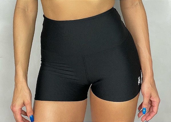 Shorts Fitness Curto Compress Feminino ROMA Preto