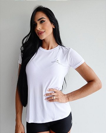 Camiseta Feminina Healthy Club - Branca