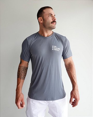 Camiseta Masculina Be Yourself - Cinza