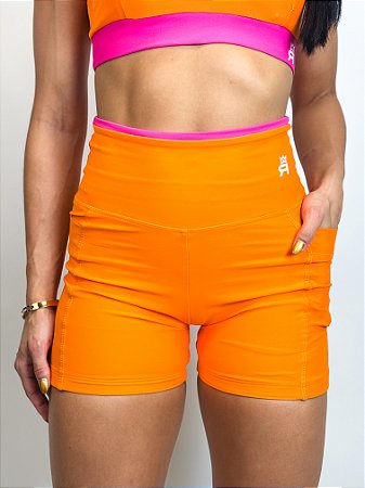 Shorts Curto Mandarini Roma - Laranja