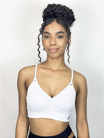 Top de Alcinha Calore Roma - Branco