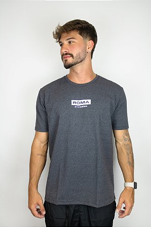 Camiseta de Algodão Granite Masculina Mescla
