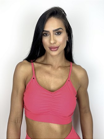 Top de Alcinha Pitaya Roma - Rosa