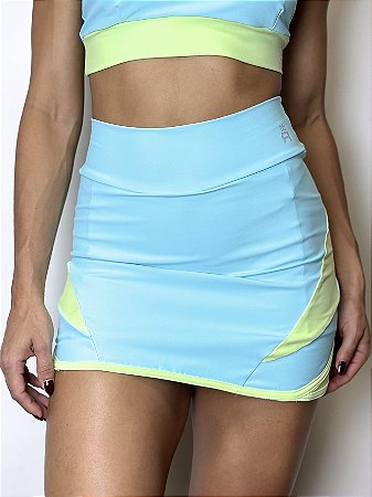 Shorts Saia Aqua Roma - Azul/Verde