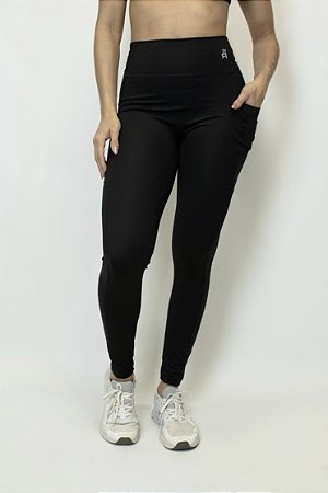 Legging Básica com Bolso - Preta