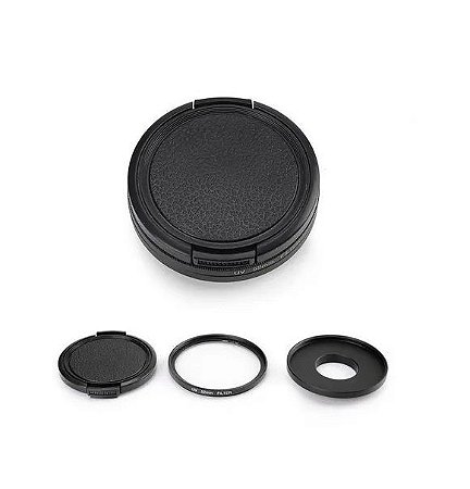Adaptador de Filtros 52mm em Gopro 3 3+ E 4  52mm + Filtro Uv + Tampa