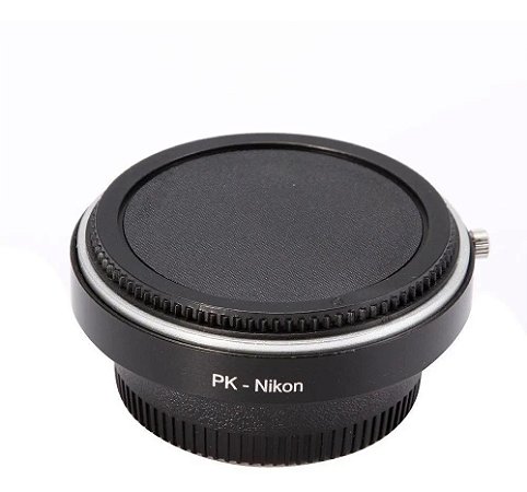 Anel Adaptador para Lente Pentax PK/K em câmera Nikon (PK-AI)