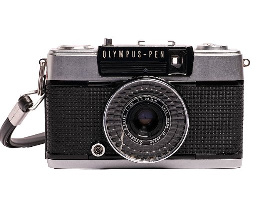 Câmera 35mm - Olympus Pen EE2 + Alça + 2 Filmes - Condição 8.8/10