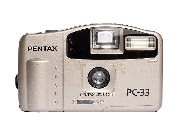Câmera 35mm - Pentax PC-33 (9/10) na Caixa + 2 Pilhas AA