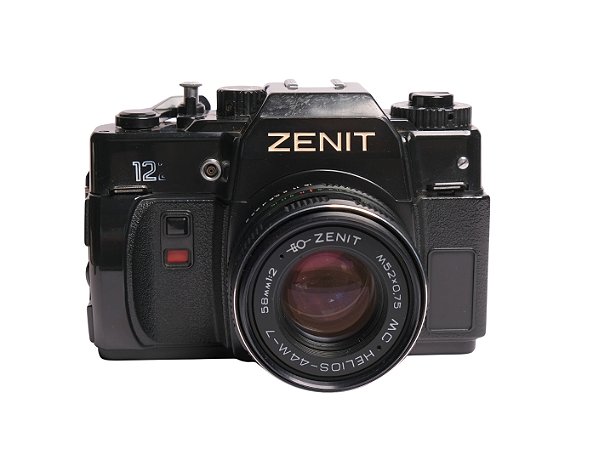 Camera 35mm - Zenit 122 (7/10) + Lente Helios 44M-5 58mm f2.0 (8/10) + Case + Filme