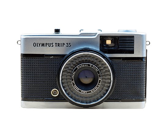 Câmera 35mm - Olympus Trip 35 (9.0/10) + Alça de Punho + Filme