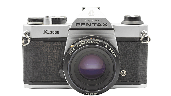 Câmera 35mm - Pentax K1000 + Lente 50mm f/2 + filme