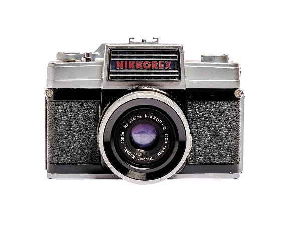 Câmera 35mm - Nikkorex 35 II + Case + 2 Filmes - Condição 8.5/10