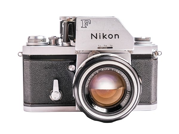 Câmera 35mm - Nikon F (9/10) + Alça + Filme + Fotômetro (opcional)
