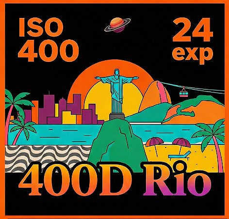 Filme 35mm - 400D Rio - 24 poses - ISO 400 DX - Novo