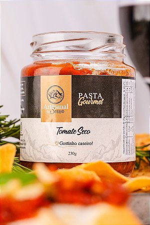 Pasta Gourmet de Tomate Seco com Castanha