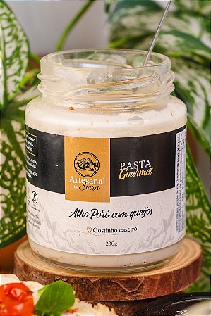 Pasta Gourmet de Alho Poró com Queijos