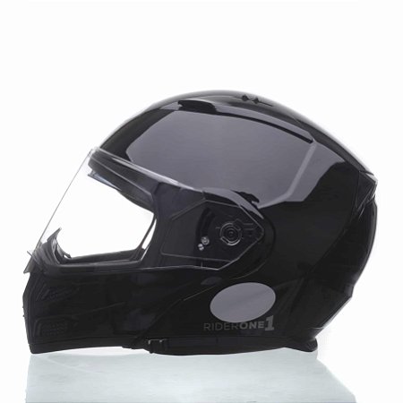 Capacete Lucca Rider One Glossy -  Black