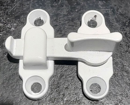 TRANQUETA DE ZAMAK BRANCA