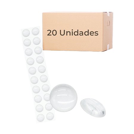 Batente Silicone 8mm - Kit 20 Unidades