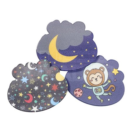 Kit Puxador Lua + Astronauta + Universo