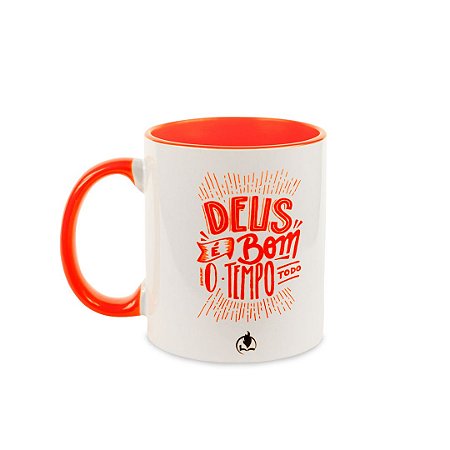 Caneca Deus é Bom o Tempo Todo