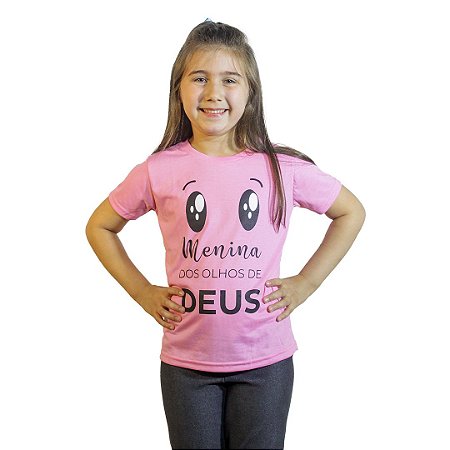 Camiseta Menina Dos Olhos De Deus (Infantil)