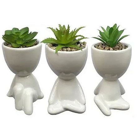 4 Vasinhos Para Suculentas Vasos Robert Plant Bob