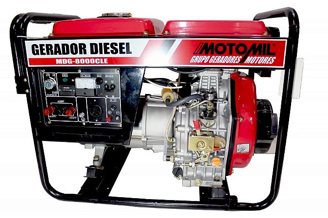Gerador de Energia a Diesel 6,5KVA Motomil
