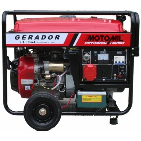 Gerador de Energia a Gasolina 8KVA Motomil