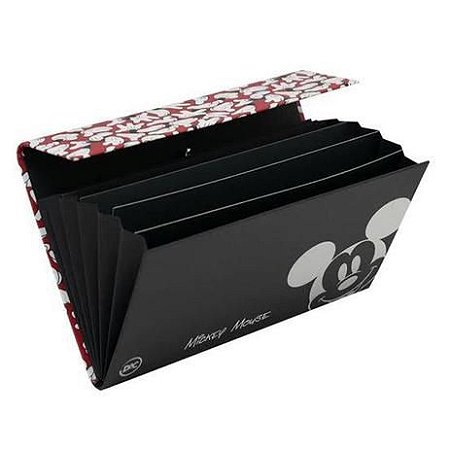 Pasta Sanfonada 6 divisões em Papel Cartonado Mickey Mouse Dac