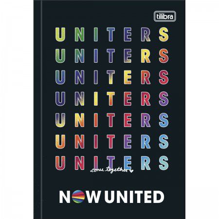 Caderno Brochura Capa Dura Pequeno 1/4 Now United M3 80 Folhas Tilibra
