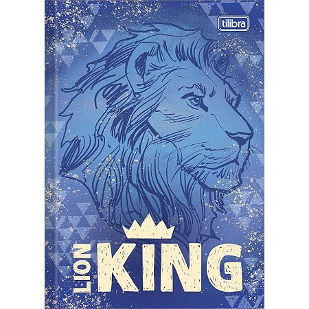 Caderno Rei Leão King 80F Brochura Pequeno 1/4 Tilibra