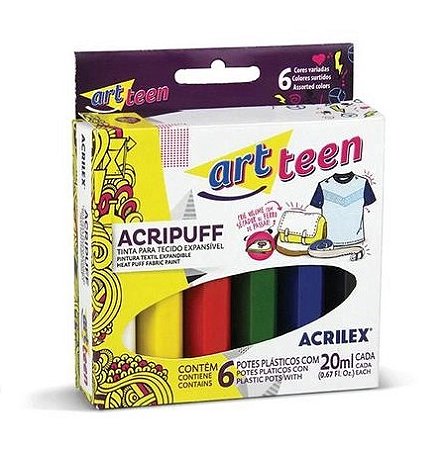 Tinta para Tecido Expansível Acripuff