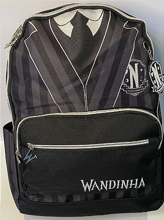 Mochila Luxcel Wandinha Preto