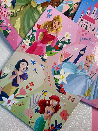 Caderno Brochura 20cmx27cm Princesa 1 Matéria 80 Folhas Tilibra