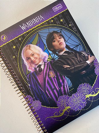 Caderno Wandinha Universitário 1 Matéria 80 Folhas Tilibra