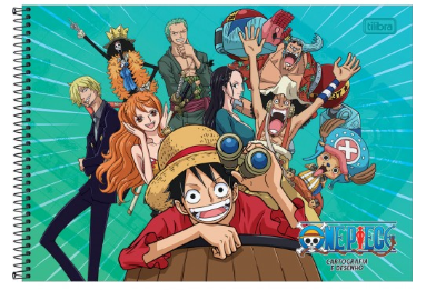 Caderno De Desenho One Piece 80 Folhas Tilibra