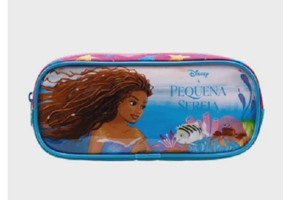 Estojo Simples A Pequena Sereia Disney Xeryus