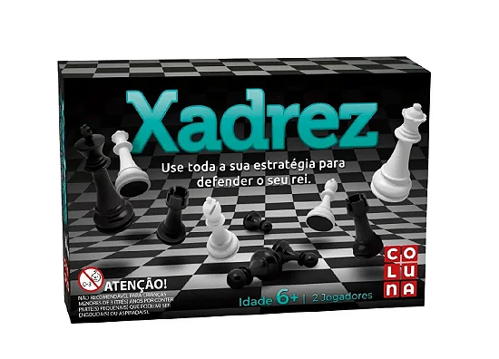 Jogo De Tabuleiro Xadrez Coluna Multicor